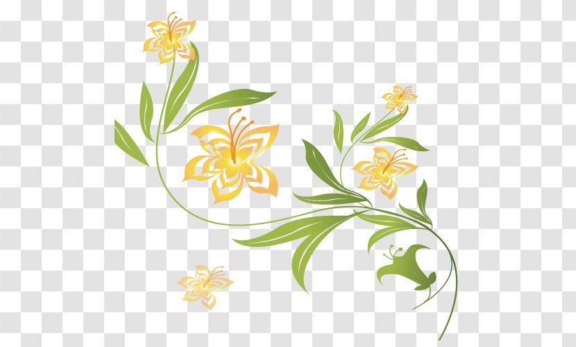 Floral Design Flower Yellow Clip Art - Cut Flowers - Orange Transparent PNG
