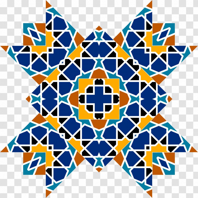 Islamic Geometric Patterns Architecture Clip Art - Design Cliparts Transparent PNG