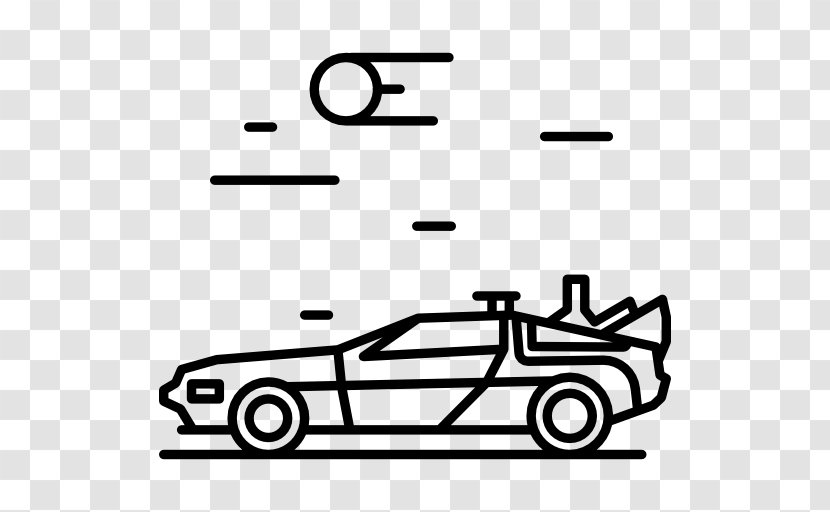 Dr. Emmett Brown DeLorean DMC-12 Marty McFly Time Machine Back To The Future - Mode Of Transport - Science Fiction Film Transparent PNG