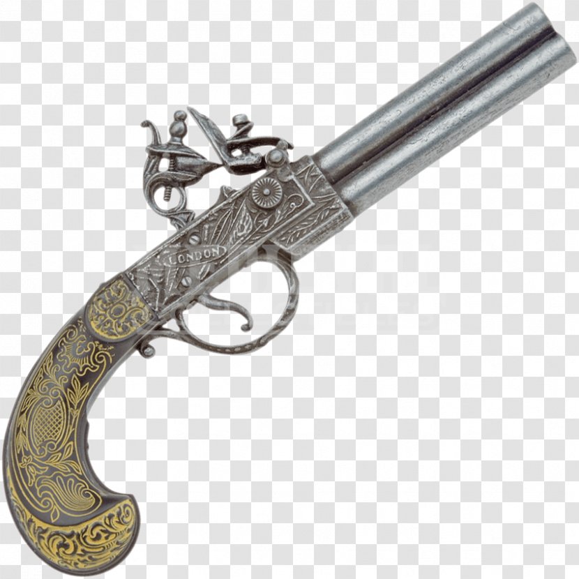 Revolver Gun Barrel Firearm Flintlock The Blunderbuss: 1500-1900 - Air - 18th Century Transparent PNG