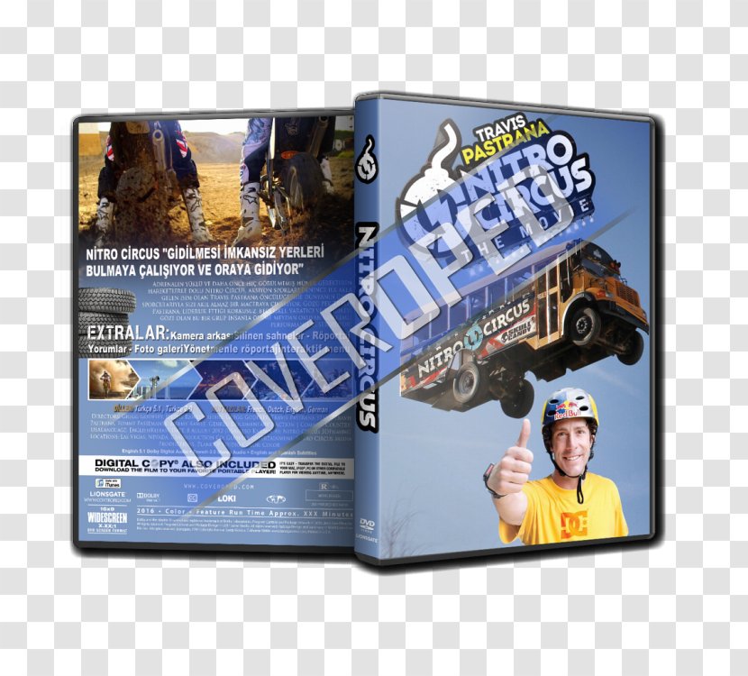 Poster DVD Jeremy Rawle Nitro Circus: The Movie - Dvd - Circus Transparent PNG