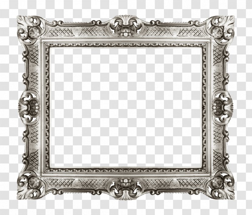 Picture Frames Stock Photography Ornament Royalty-free - Silver Frame Transparent PNG