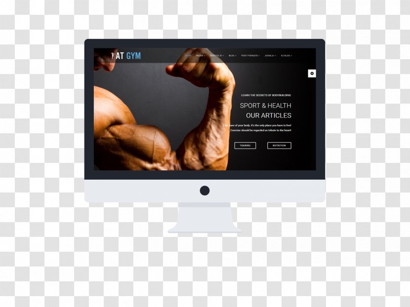 Responsive Web Design Fitness Centre Template - Joomla - Gym Transparent PNG