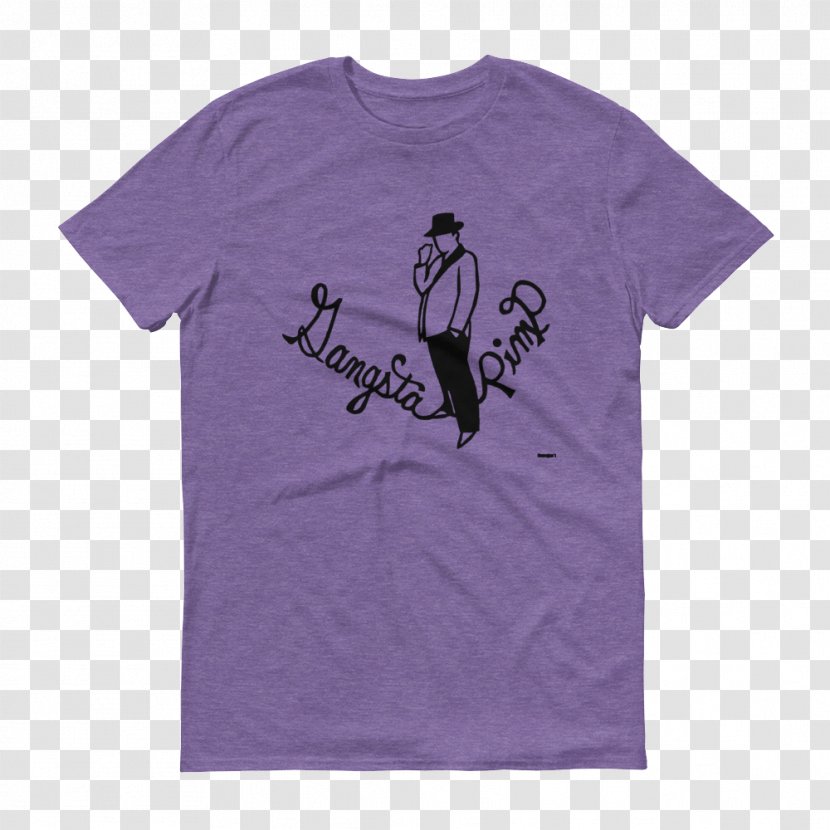T-shirt Clothing Sleeve Crew Neck - Purple Transparent PNG