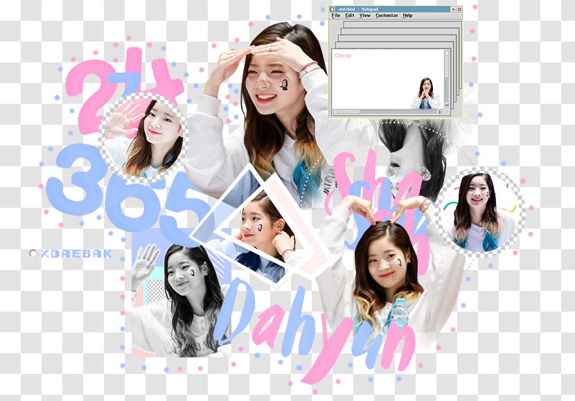 Twicecoaster: Lane 1 CHEER UP Art 2 - Frame - Korea Poster Transparent PNG