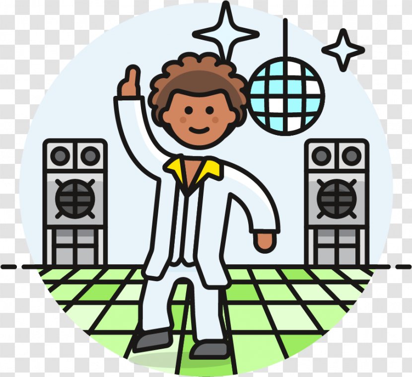 Music Cartoon - Dance - Pleased African Americans Transparent PNG