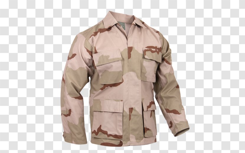 T-shirt Jacket Desert Camouflage Uniform Battle Dress U.S. Woodland - Shirt Transparent PNG
