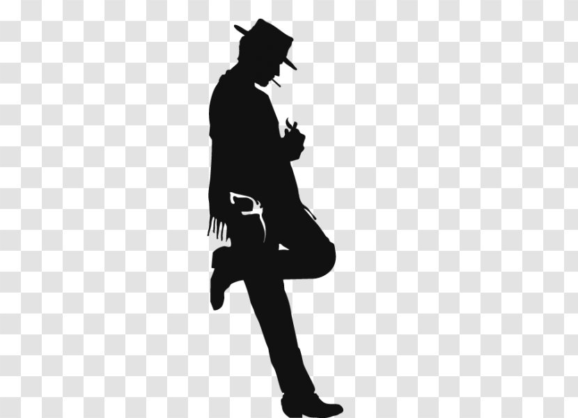 Silhouette Actor Western Wall Decal - Charlie Chaplin Transparent PNG