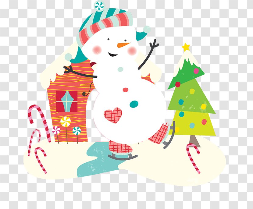 Snowman Download Hat - Gratis - Happy Little Material Picture Transparent PNG