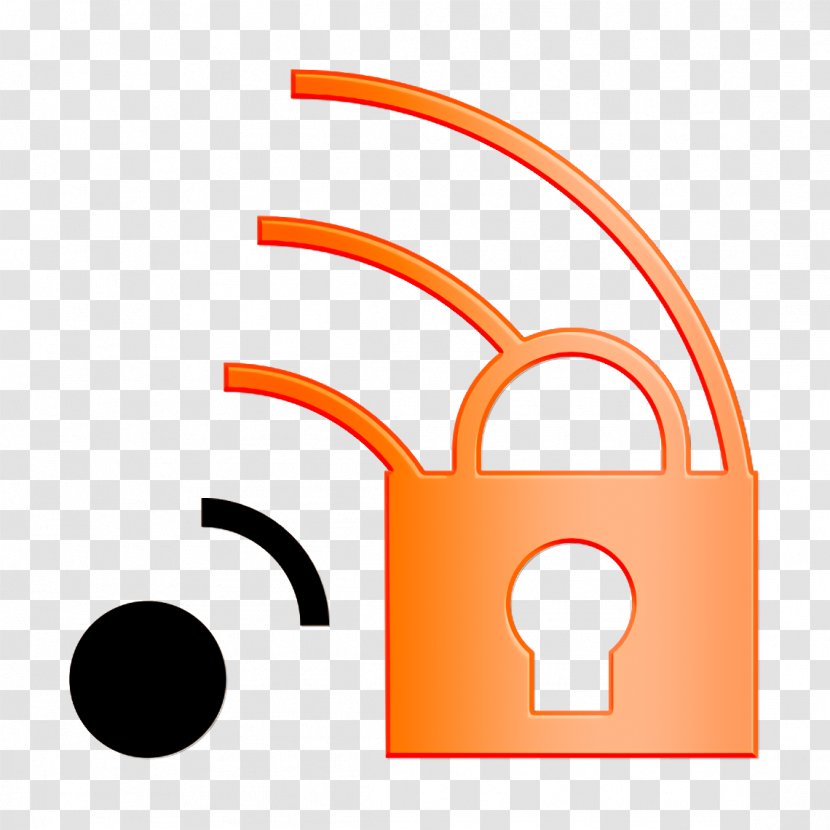 Lock Icon - Wifi - Symbol Orange Transparent PNG