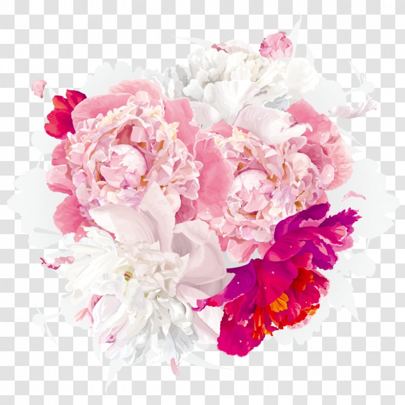 Flower Euclidean Vector Clip Art - Floral Design - Fantasy HD Peony Free Downloads Transparent PNG