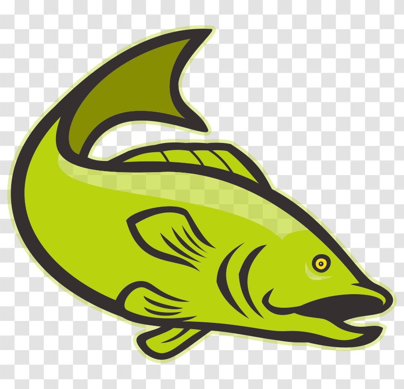 Largemouth Bass Clip Art Vector Graphics Illustration - Yellow - BASS Fishing Transparent PNG