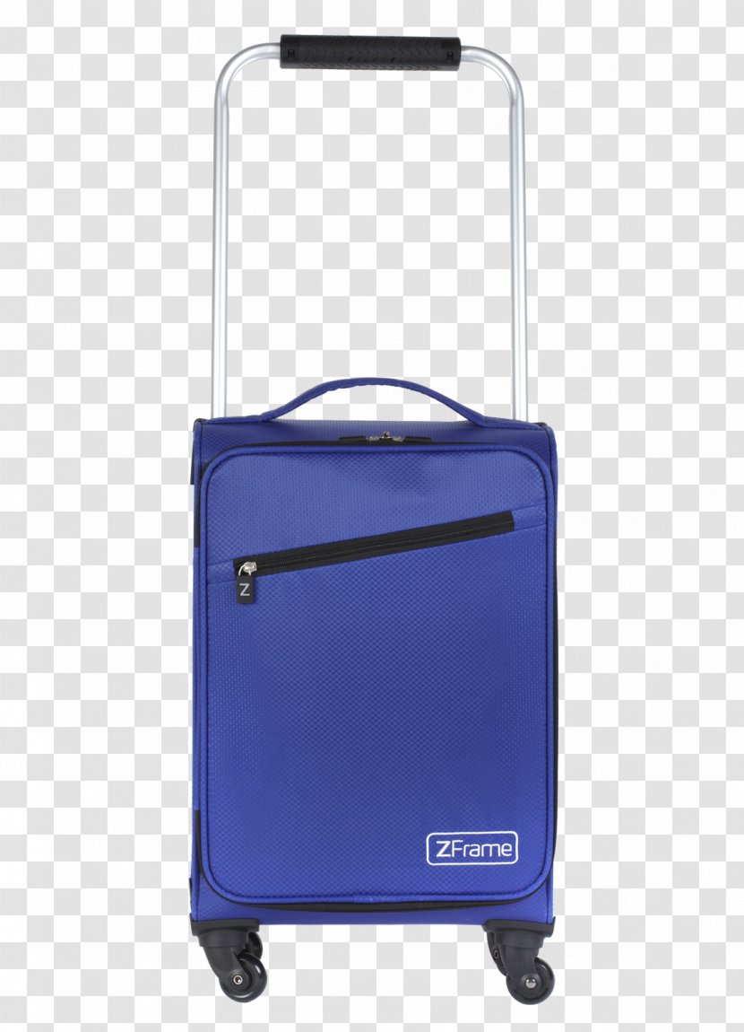 Suitcase Hand Luggage Baggage Travel Blue - Cobalt Transparent PNG