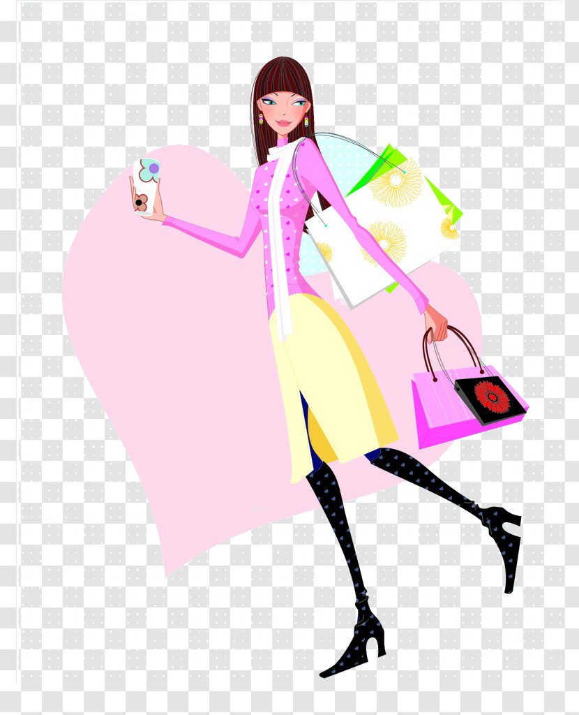 Shopping - Tree - Women Transparent PNG