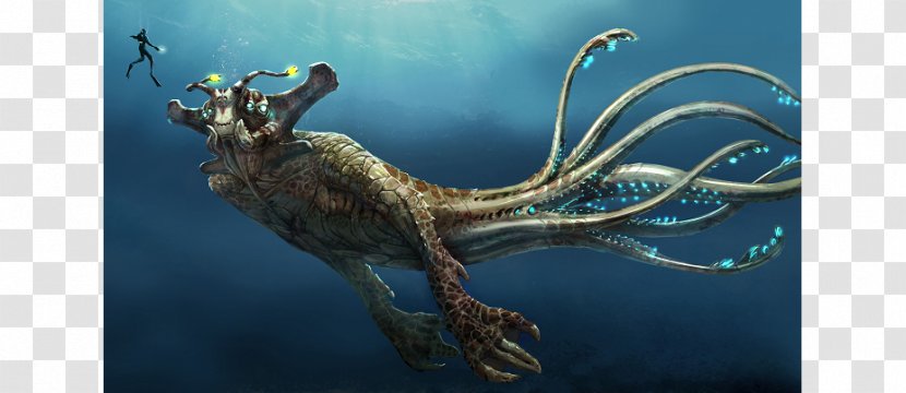 Subnautica Video Games Leviathan - Fictional Character - Map Transparent PNG