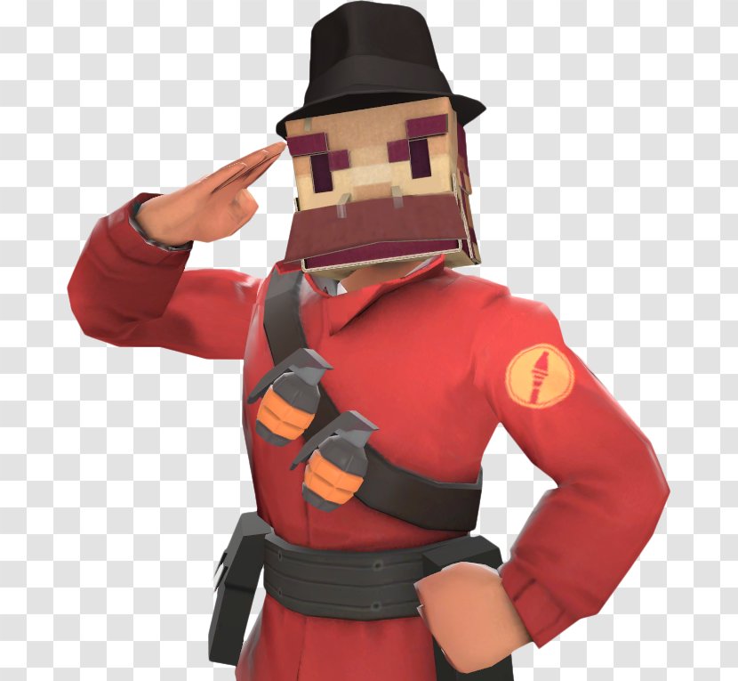 Team Fortress 2 Minecraft Hat Head Character Class - Sombrero Transparent PNG