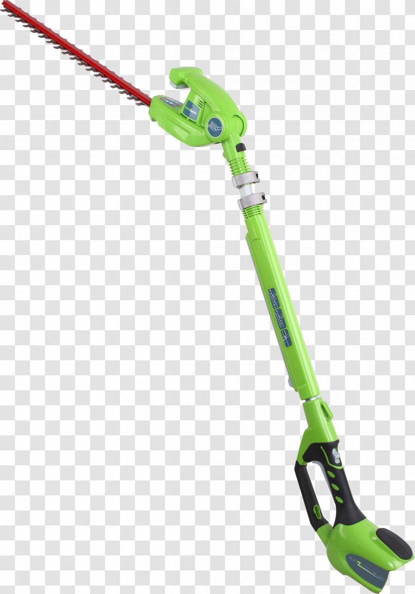 Hedge Trimmer String Cordless Garden - Greenworks Gmax 25302 - Chainsaw Transparent PNG