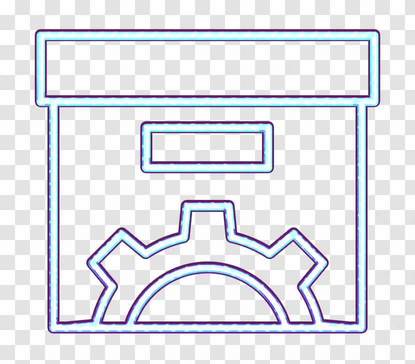 Creative Icon Cog Icon Box Icon Transparent PNG