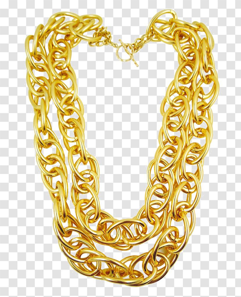 Jewellery Chain Necklace Gold Transparent PNG
