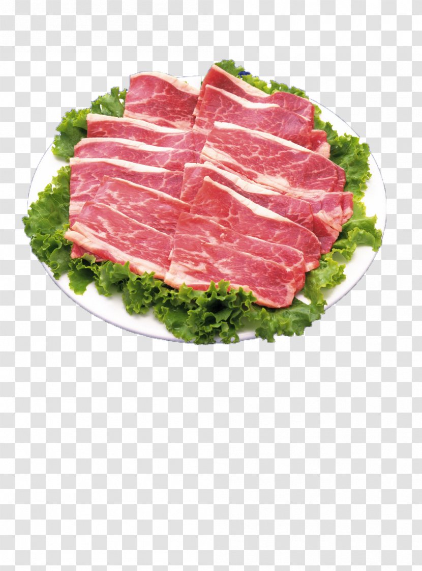 Meat Veal Orloff Beef Dish Steak - Bresaola Transparent PNG