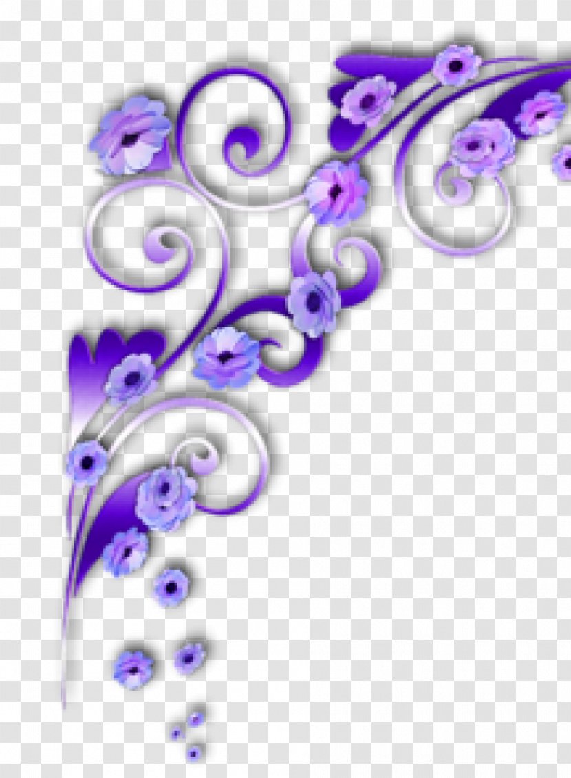 Body Jewellery Font - Violet Transparent PNG