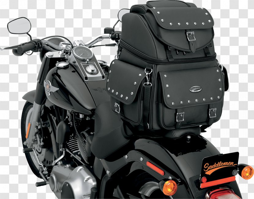 Saddlebag Sissy Bar Harley-Davidson Motorcycle Car - Harleydavidson Super Glide Transparent PNG