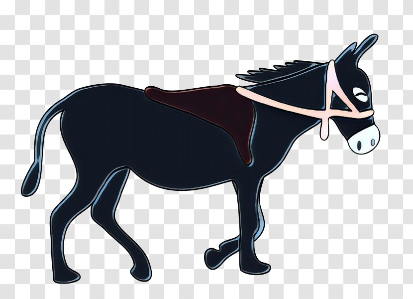 Donkey Mule Vector Graphics Clip Art Mare - Rein Transparent PNG