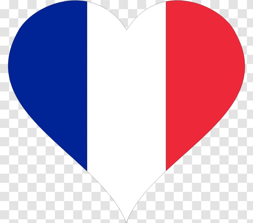 Flag Of France Heart Clip Art - Frame Transparent PNG