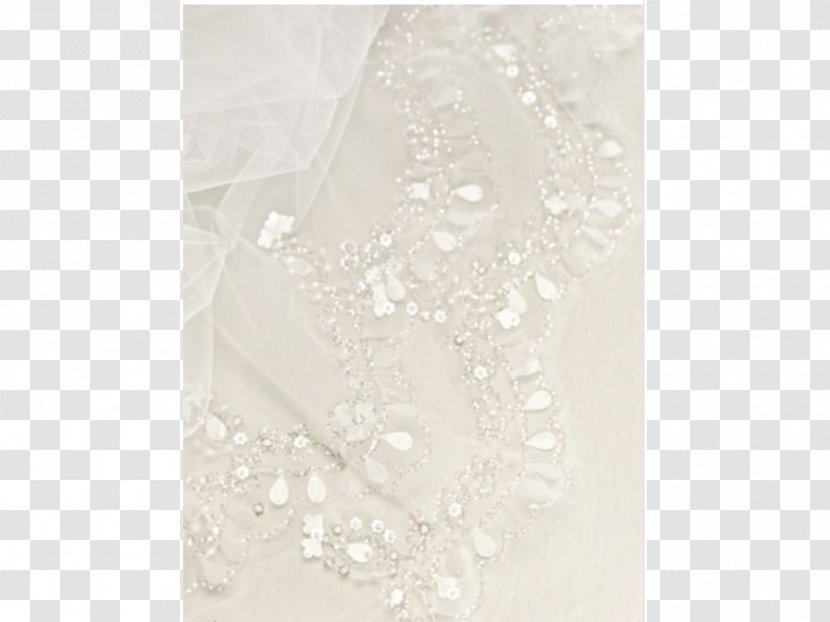 Lace - White - Bridal Veil Transparent PNG