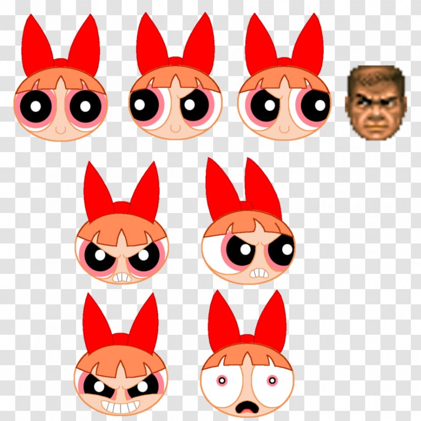 The Powerpuff Girls Doomguy Sprite - Cartoon - Doom Transparent PNG