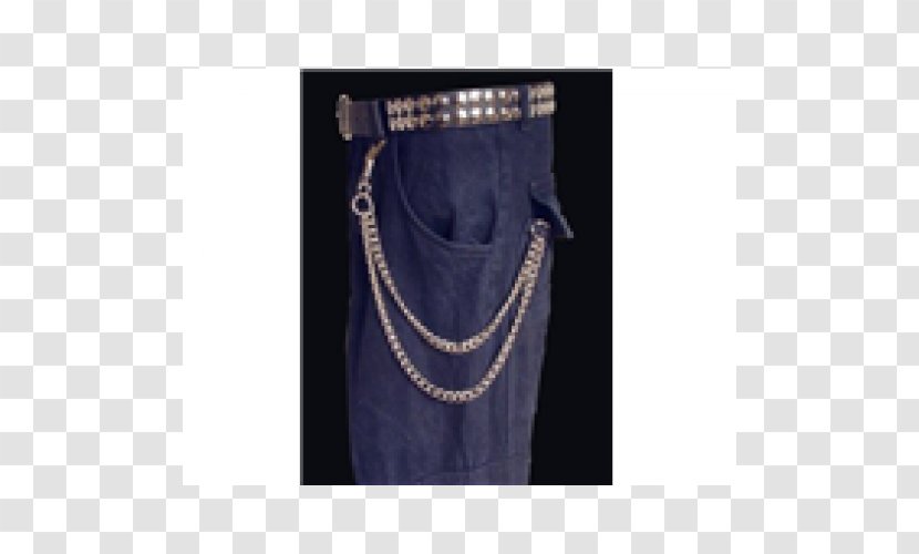 Cobalt Blue Necklace - Hanging Chain Transparent PNG