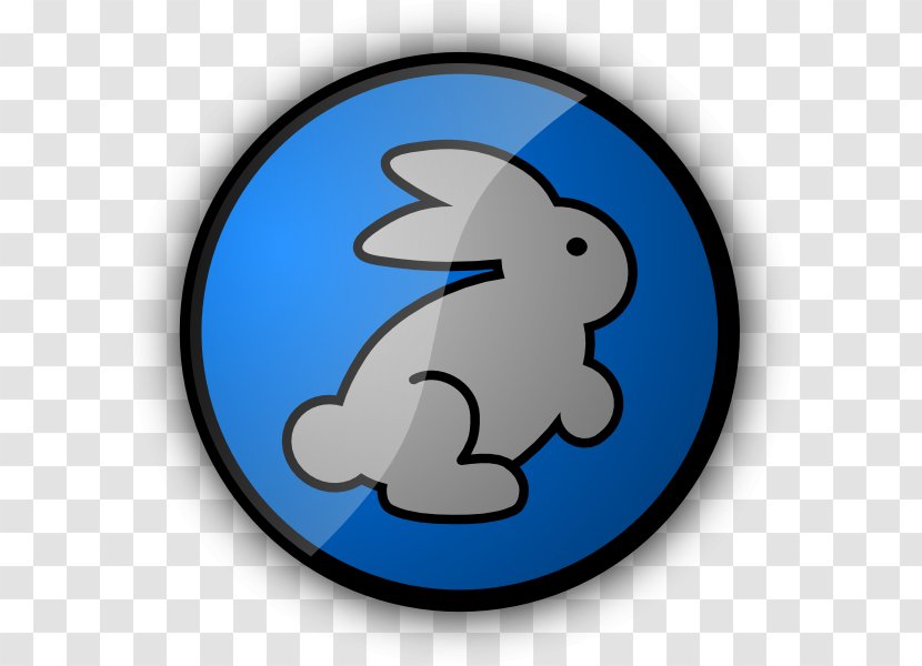 Clip Art Domestic Rabbit Hare - Symbol Transparent PNG