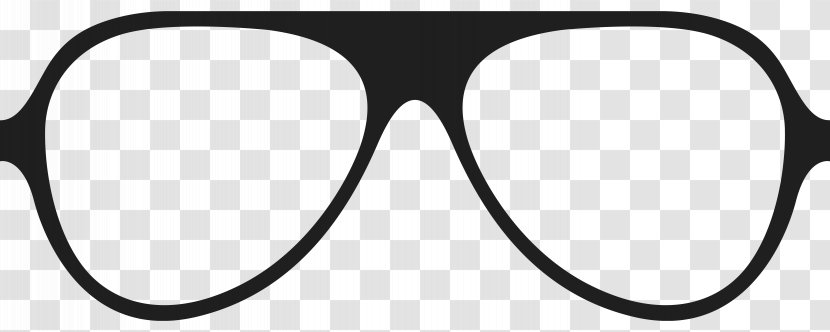 Sunglasses Goggles Brand - Black And White - Movember Glasses Clipart Picture Transparent PNG