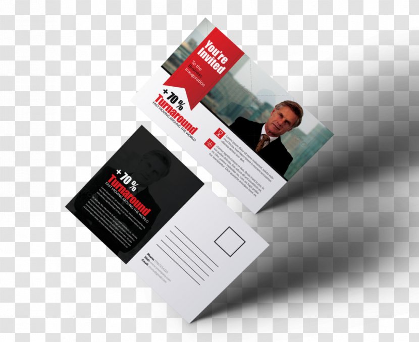 Advertising Brand Logo - Corporate Postcard Transparent PNG