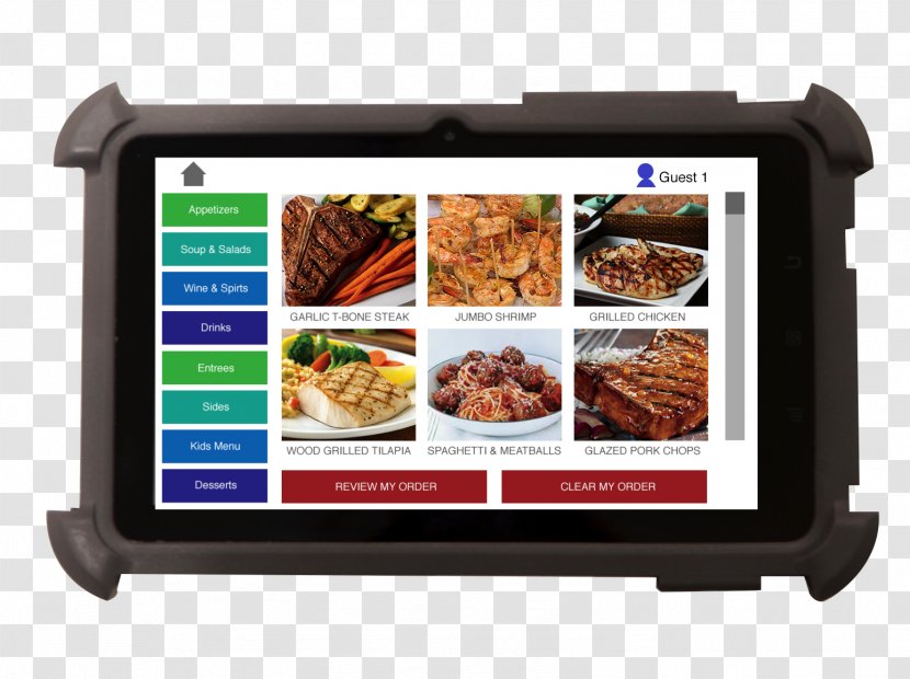 Menu Restaurant Food Meal Small Appliance - Display Advertising Transparent PNG
