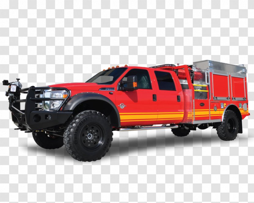 Fire Engine Pickup Truck Model Car Motor Vehicle - Towing Transparent PNG