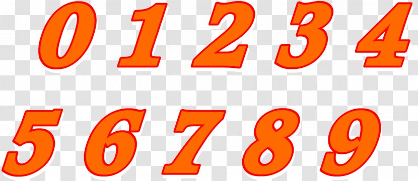 NASCAR Racing 2003 Season Number Set Mathematics Geometry - Numeral System Transparent PNG