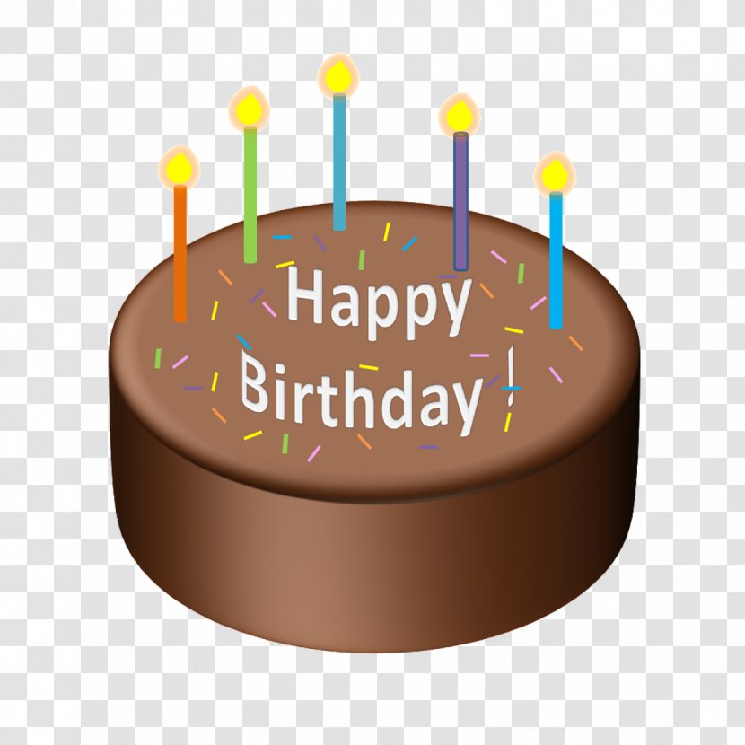 Birthday Cake Chocolate Torte - Food - Count Transparent PNG