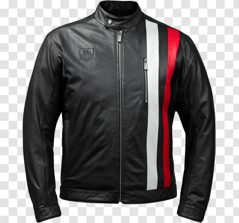Leather Jacket TAG Heuer Clothing - Blouson - Travel Round Transparent PNG
