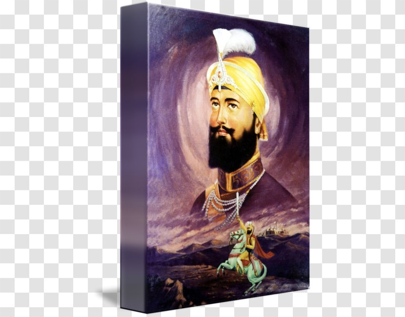 Guru Gobind Singh Painting Gallery Wrap Art Poster Transparent PNG