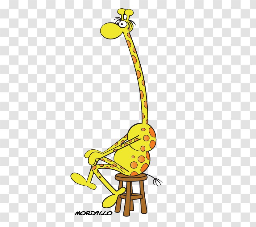 Northern Giraffe Drawing Humour Cartoon Ride - El Loco ChavezGiraffe Transparent PNG