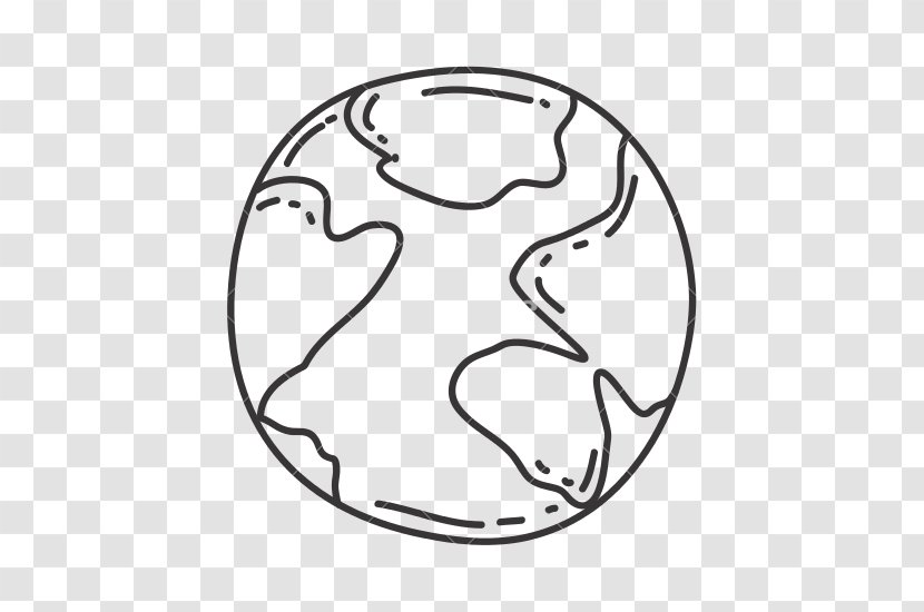 Globe World Map - Doodles Transparent PNG
