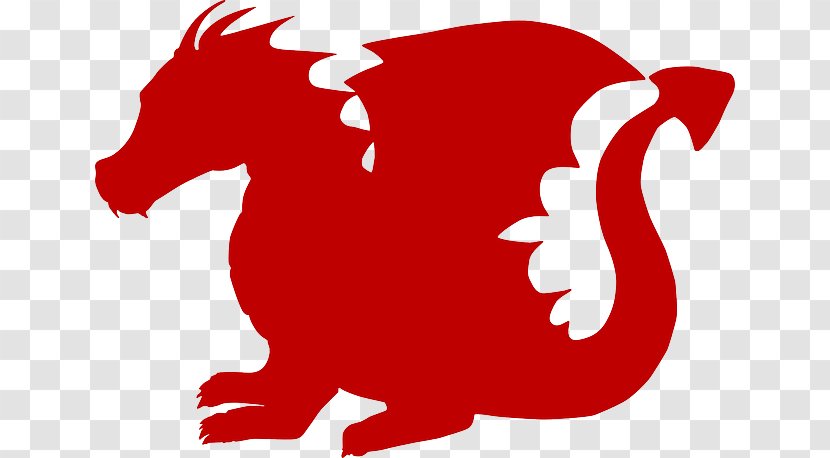 Dragon Silhouette Clip Art Transparent PNG