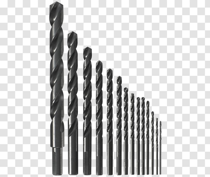 Drill Bit Black Oxide Augers Metal Steel - Home Depot - Full-metal Transparent PNG