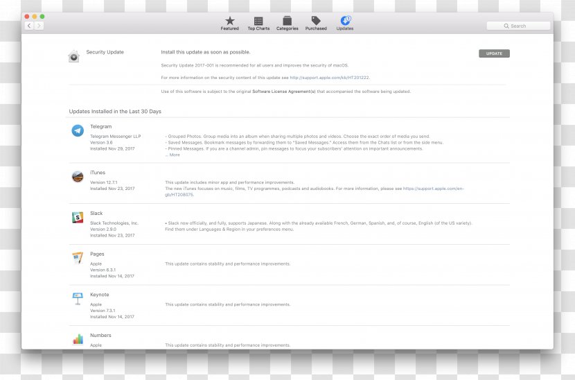 Screenshot MacOS Mac App Store - The To Upgrade Kuangshuai Transparent PNG