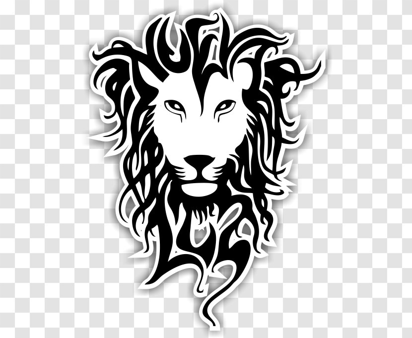 Lion Tattoo Rastafari Reggae - Drawing Transparent PNG