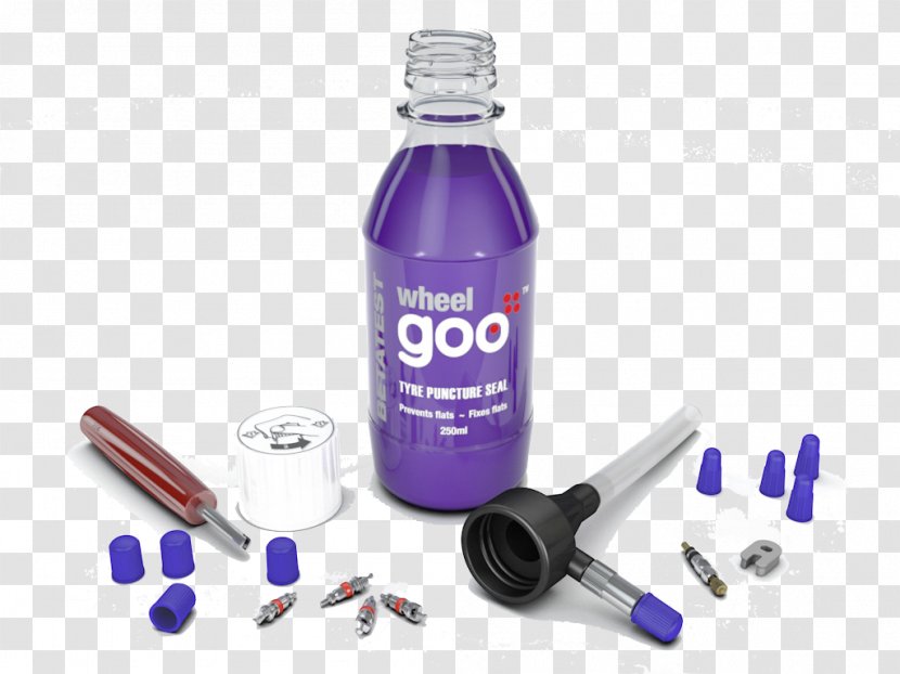 Glass Bottle Water Liquid - Purple - Motorcycle Wheel Transparent PNG