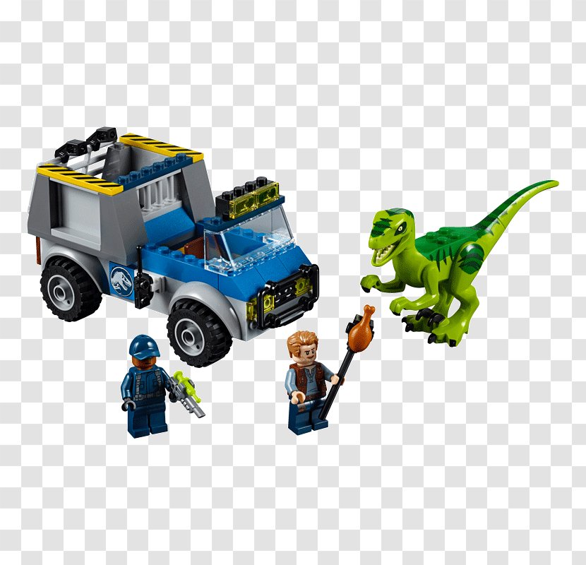 LEGO Juniors Jurassic World Raptor Rescue Truck 10757 Toys“R”Us Lego Minifigure - Smyths - Toy Transparent PNG