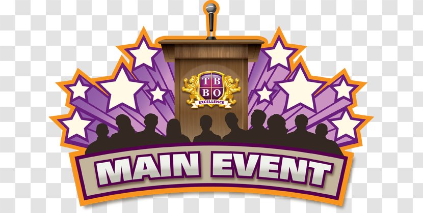Logo Brand Recreation Font - Purple - Main Event Transparent PNG