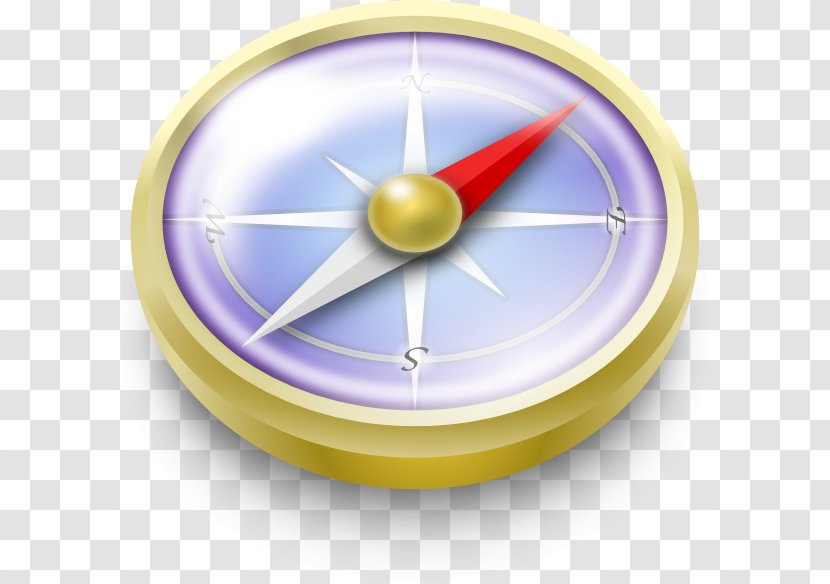 North Points Of The Compass Cardinal Direction Clip Art - Geography Transparent PNG
